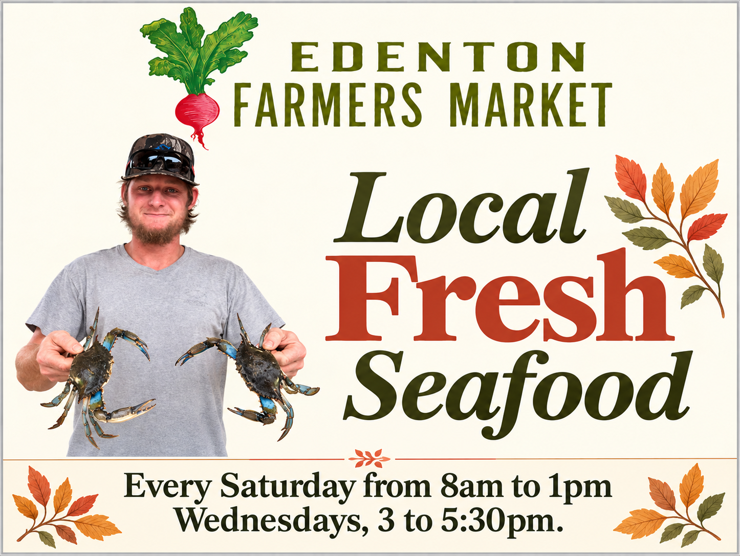 The Edenton Farmers Market — advertisement